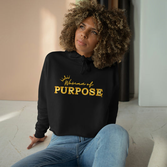Limited Gold Edition: Women of Purpose Crop Hoodie