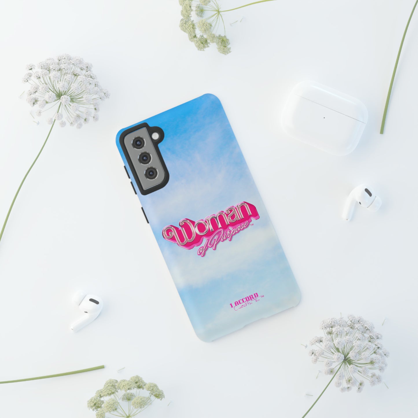 Woman of Purpose Phone Case, "Pink Edition." for iPhone, Samsung, &  Google Devices