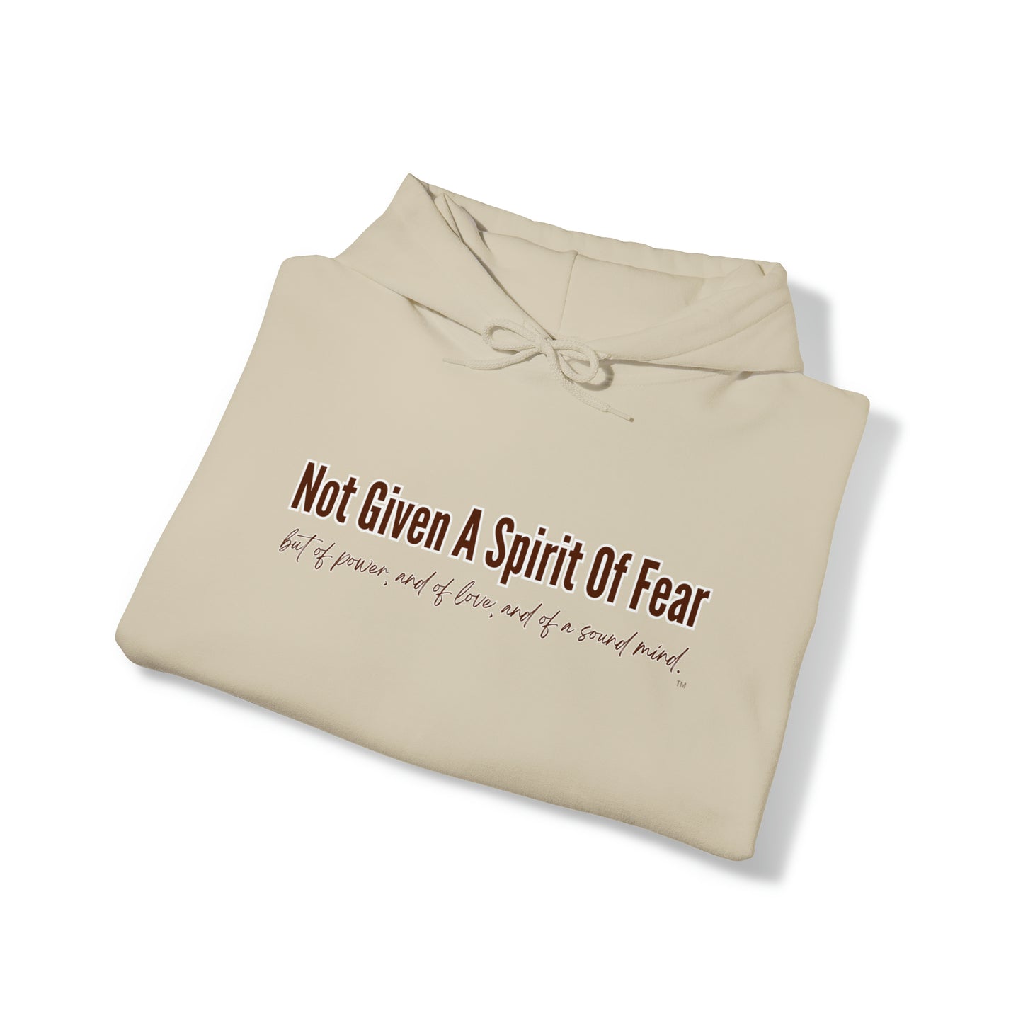 Not Given A Spirit of Fear Hoodie