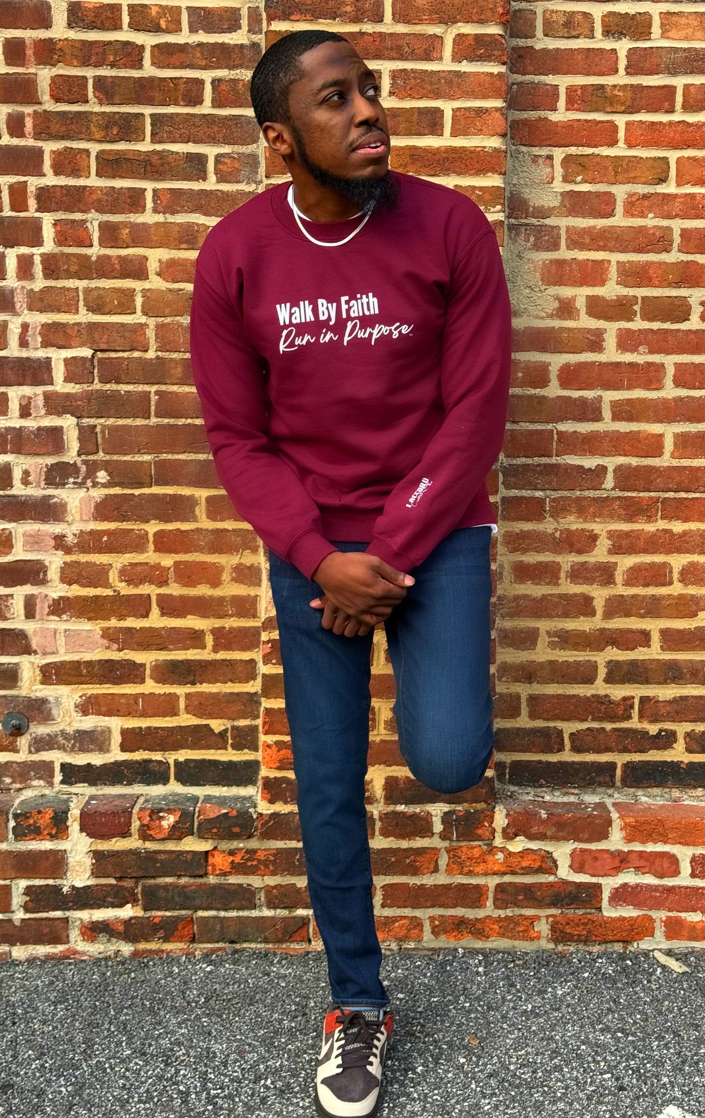 Walk By Faith/ Run In Purpose Crewneck