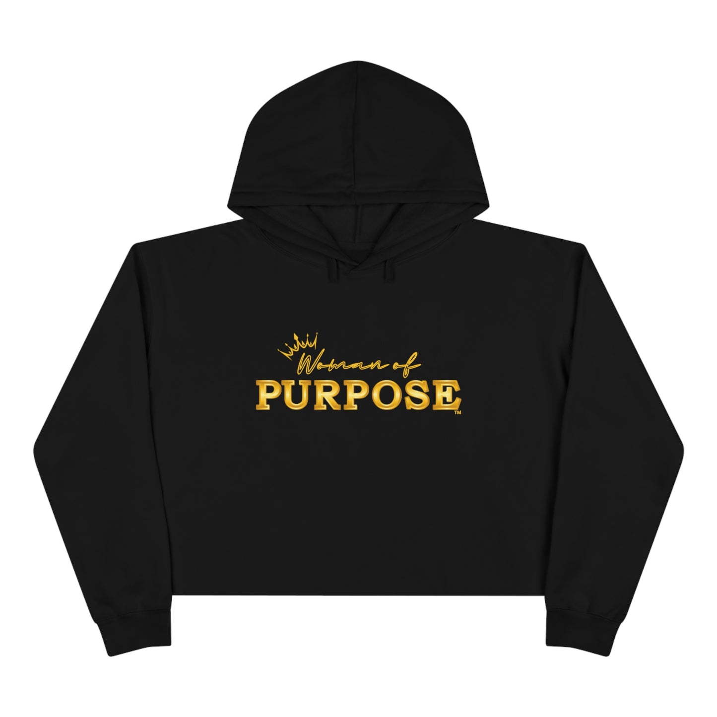 Limited Gold Edition: Women of Purpose Crop Hoodie